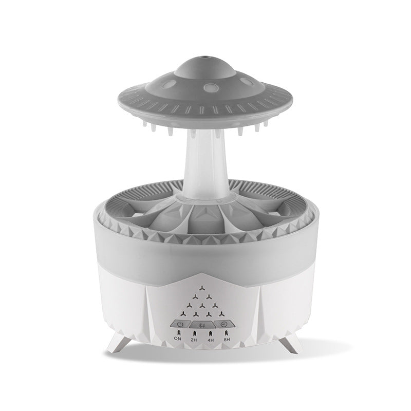 Nawilżacz powietrza z deszczem w kształcie UFO – USB, dyfuzor