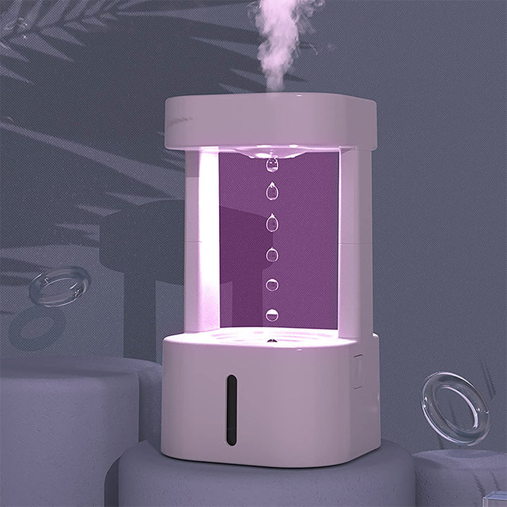 Nawilżacz antygrawitacyjny – krople wody płynące do góry