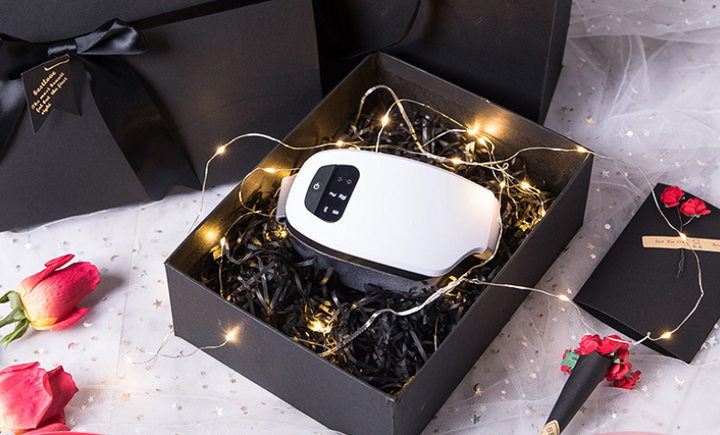 Masażer do oczu z muzyką Bluetooth, ciepłym okładem i ciśnieniem powietrza