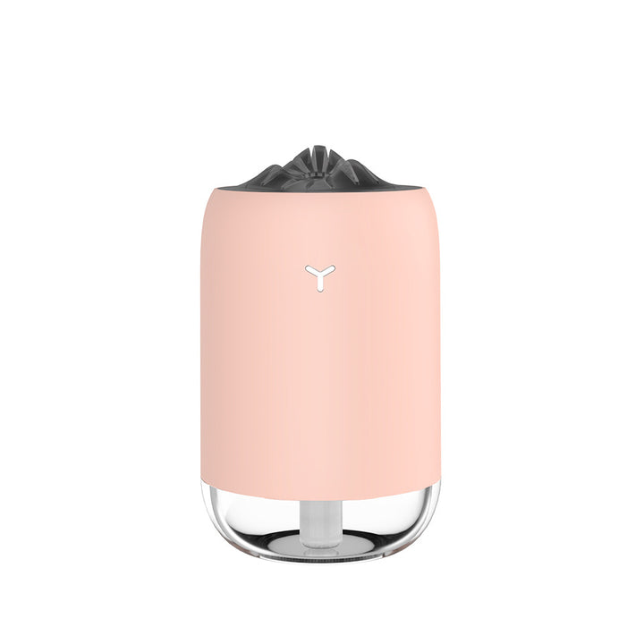 Mini nawilżacz powietrza z efektem płomienia, USB, do domu i auta