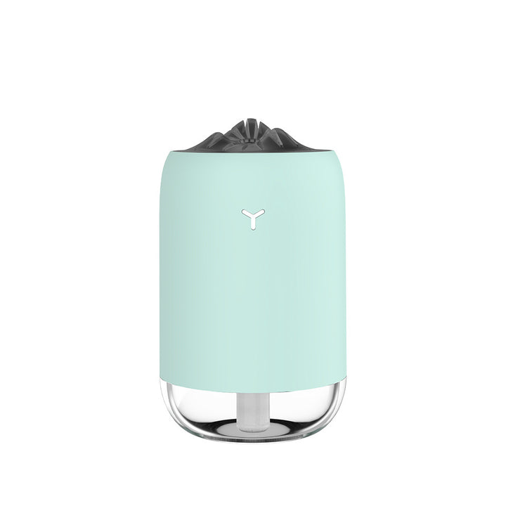 Mini nawilżacz powietrza z efektem płomienia, USB, do domu i auta