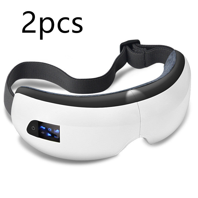 Masażer do oczu z muzyką Bluetooth, ciepłym okładem i ciśnieniem powietrza