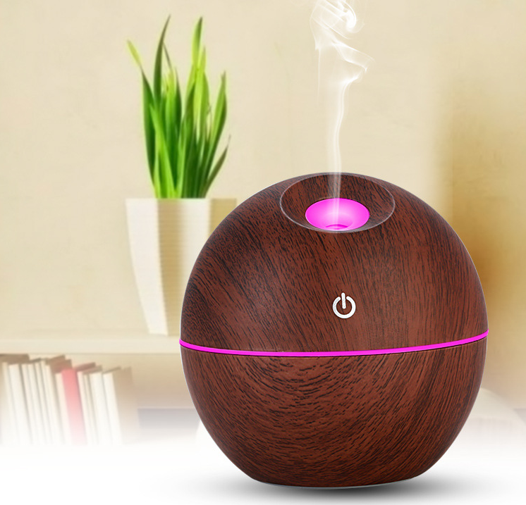 Dyfuzor zapachowy USB 130 ml z lampką LED w 7 kolorach