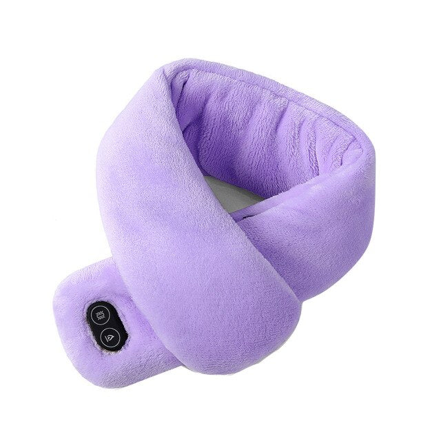 Okład grzewczy z masażem na kark i ramiona, USB, 80 x 10 cm