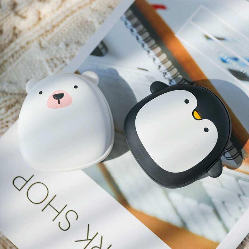 Ogrzewacz do rąk USB w kształcie pingwina i misia polarnego, dwustronny