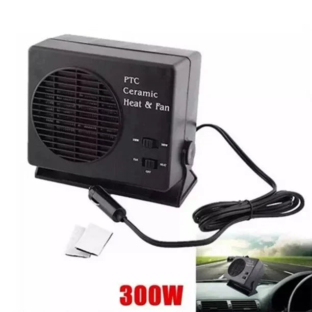 Samochodowa nagrzewnica ceramiczna 150 W/300 W 12 V z wentylatorem