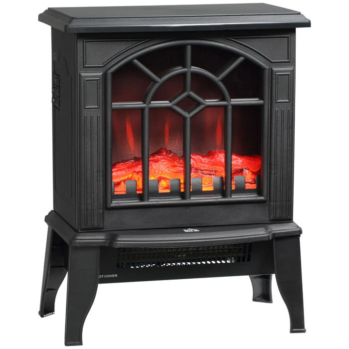 Ciepłowo Mały kominek elektryczny z łukowym oknem, 46 cm, 1500 W