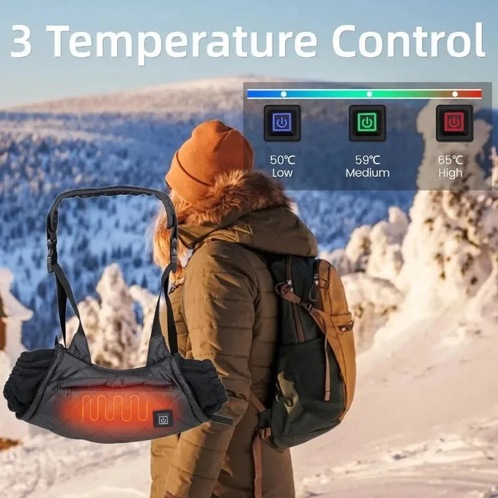 Przenośny podgrzewany mufka do rąk z regulacją temperatury