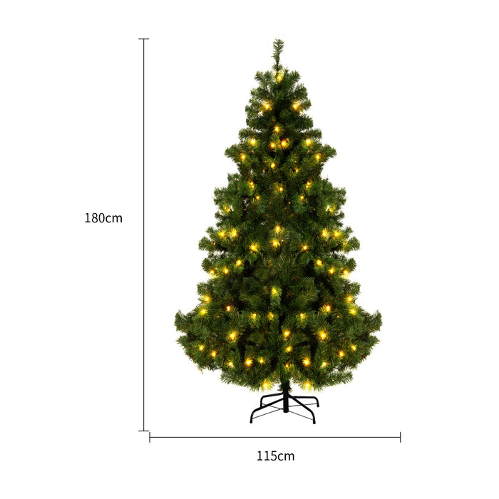 Ciepłowo Sztuczna choinka z lampkami lub z jagodami, 150–230 cm