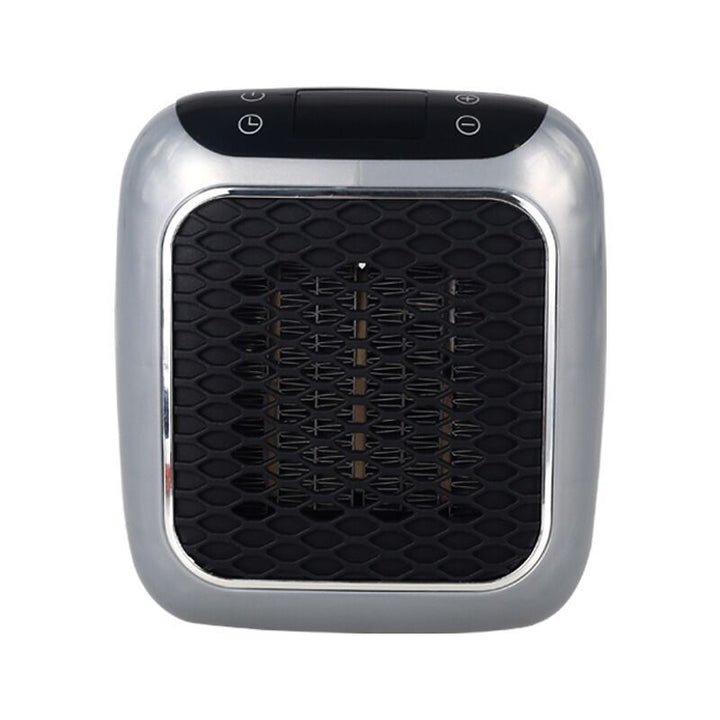 Mini termowentylator ścienny z grzałką PTC i cyfrowym termostatem, 800 W