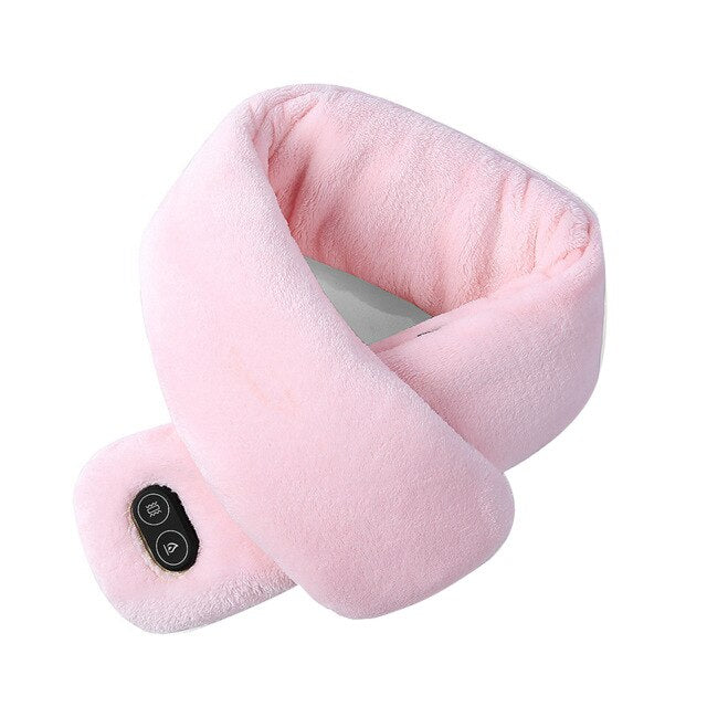 Okład grzewczy z masażem na kark i ramiona, USB, 80 x 10 cm