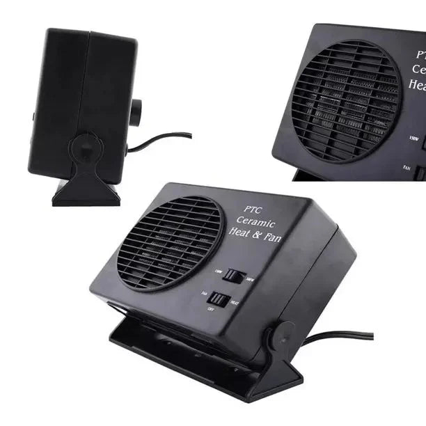Samochodowa nagrzewnica ceramiczna 150 W/300 W 12 V z wentylatorem