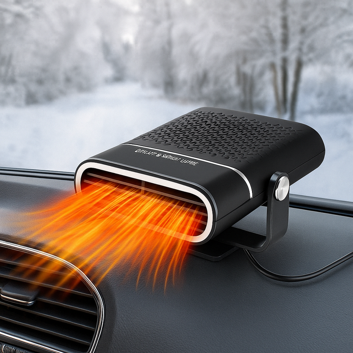Przenośny samochodowy odmrażacz USB 12 V z wentylatorem