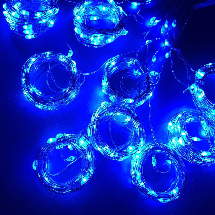 Kurtyna świetlna LED na okno z pilotem – USB, 8 trybów