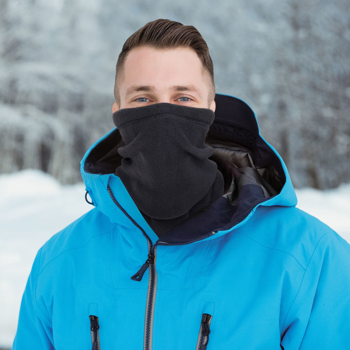 Polarowy komin zimowy na twarz, wiatroodporny, miękki, unisex, 2 kolory