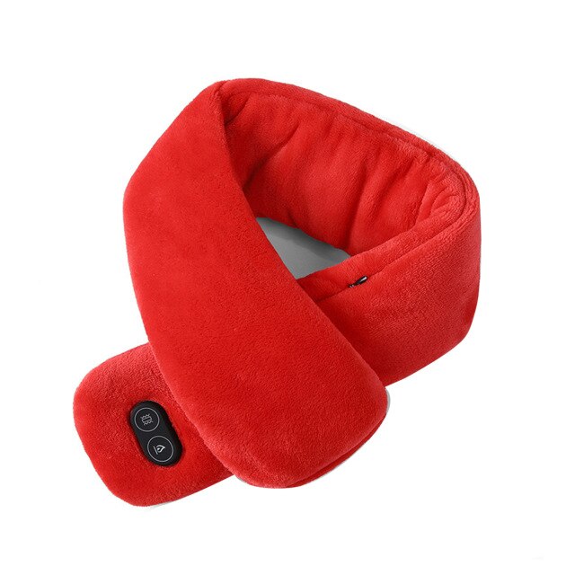 Okład grzewczy z masażem na kark i ramiona, USB, 80 x 10 cm