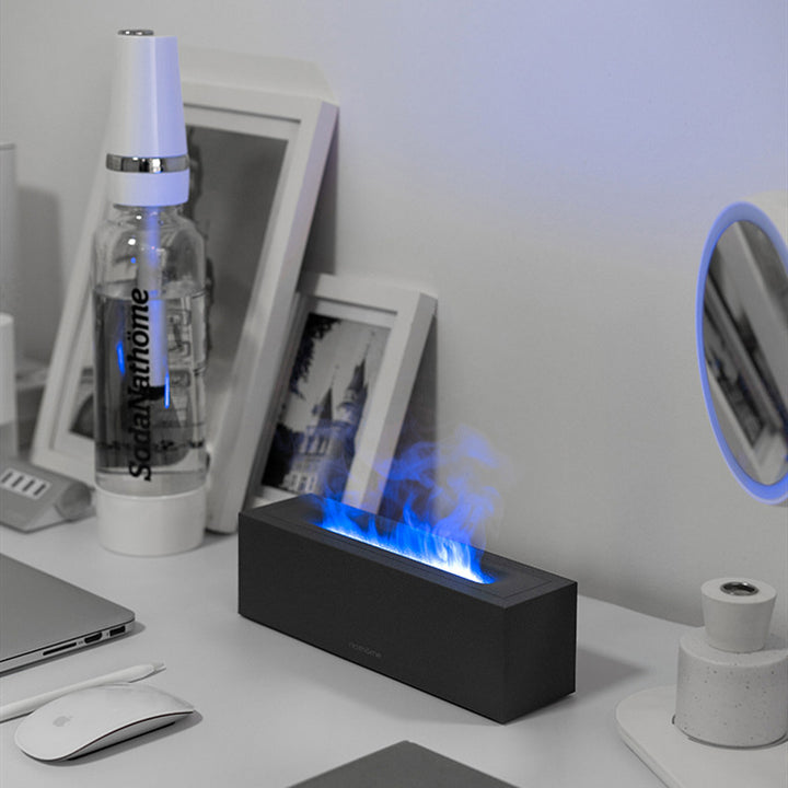 Nawilżacz płomień 200 ml z czerwono-niebieskim światłem, USB-C, 10 W