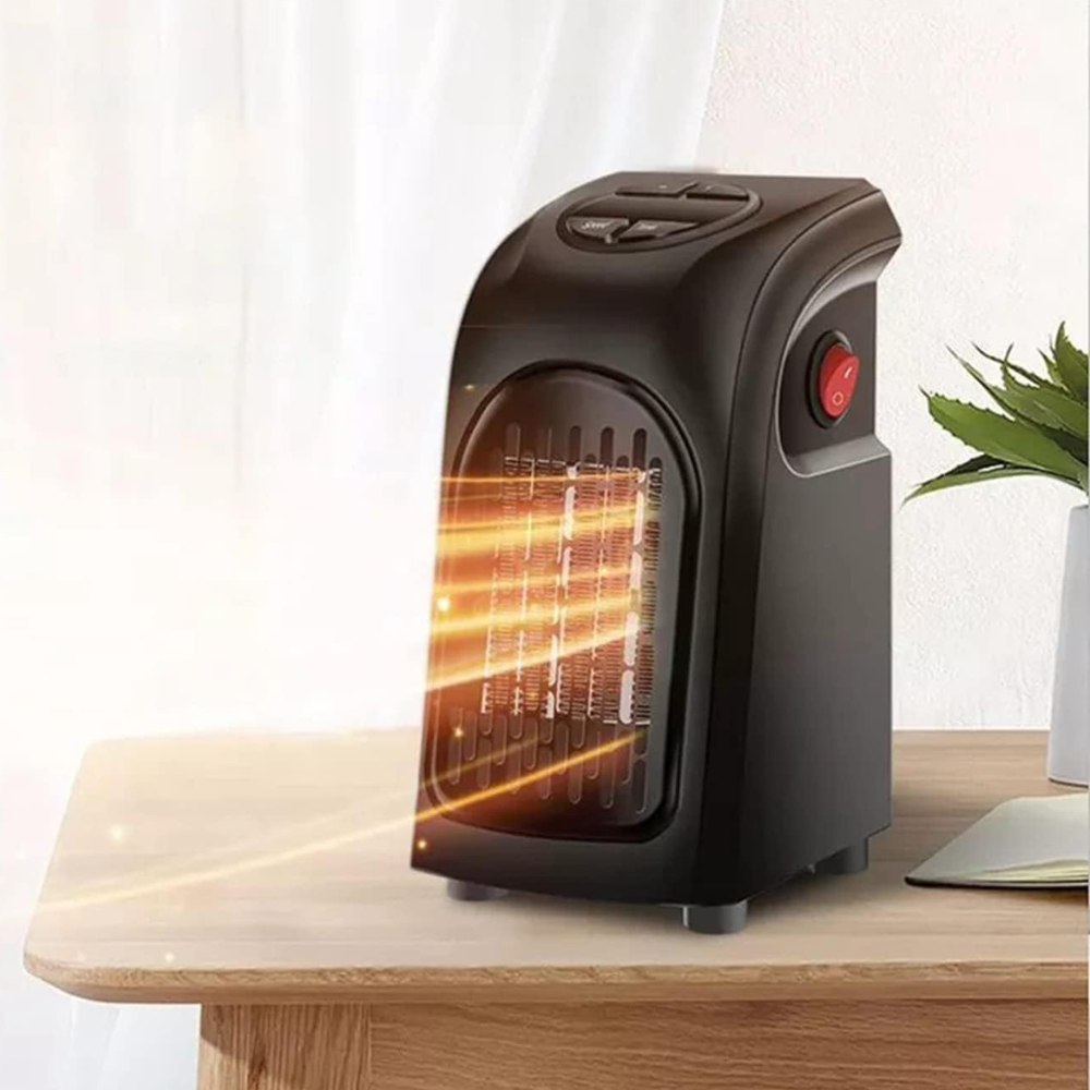 Przenośny elektryczny termowentylator wtykowy z termostatem