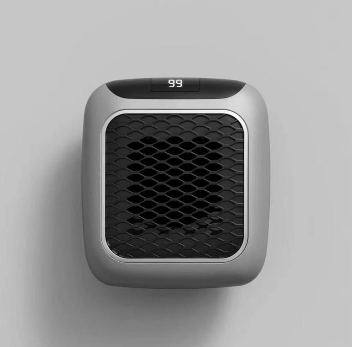 Elektryczny grzejnik ścienny z pilotem, mini termowentylator