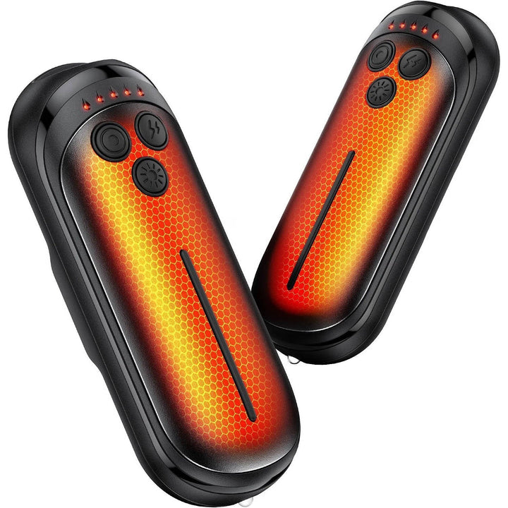 Elektryczny ogrzewacz do rąk, 2 sztuki | Bateria 6000 mAh z 5 poziomami nagrzewania | Układ AI, do 15 godzin grzania, ładowanie przez USB