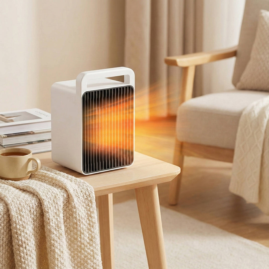 Mały przenośny grzejnik elektryczny 600 W z szybkim nagrzewaniem