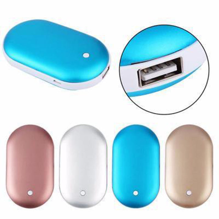 Ogrzewacz do rąk z powerbankiem 5200 mAh i USB-C – Ciepłowo