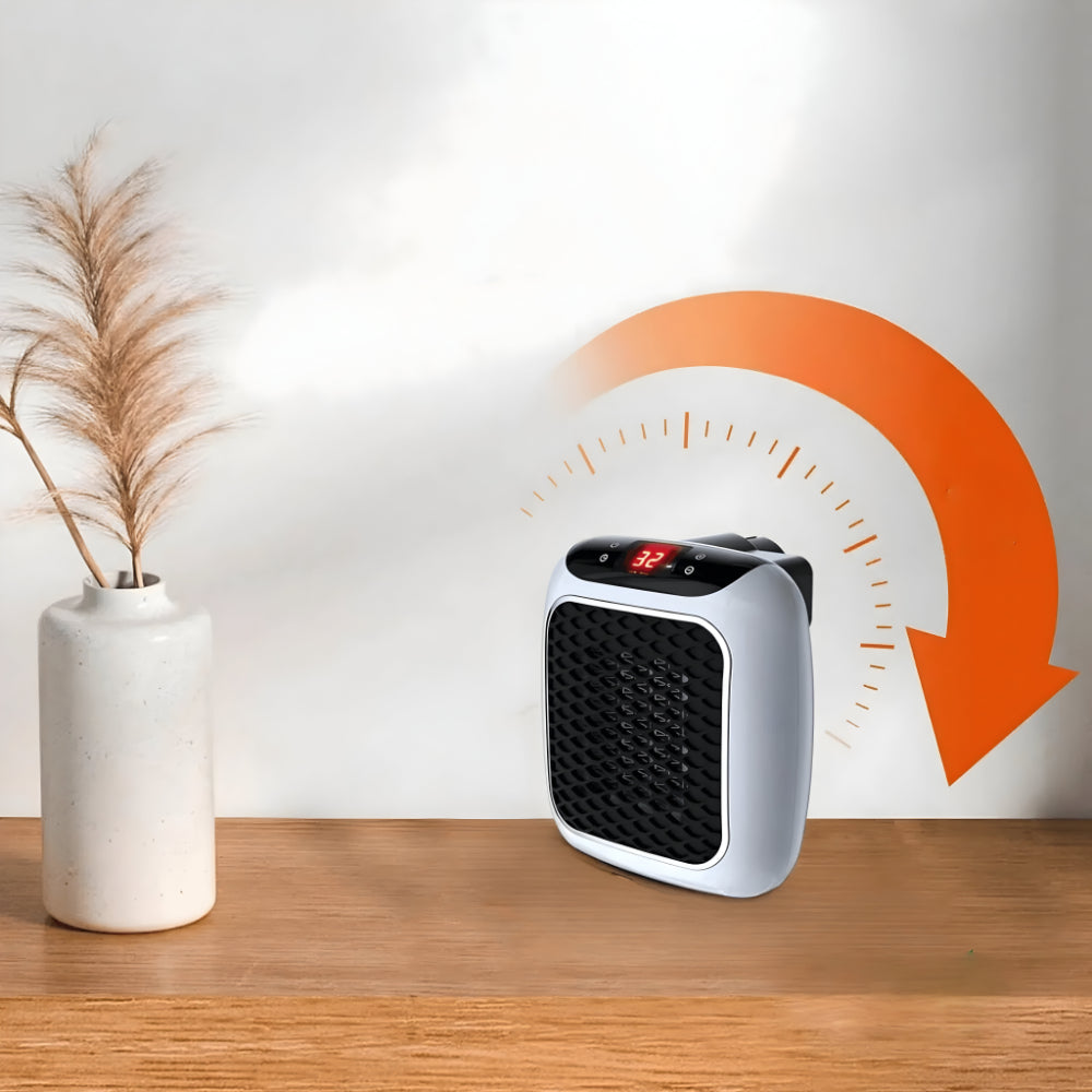 WarmiWall – ceramiczny grzejnik ścienny, energooszczędny mini grzejnik z termostatem
