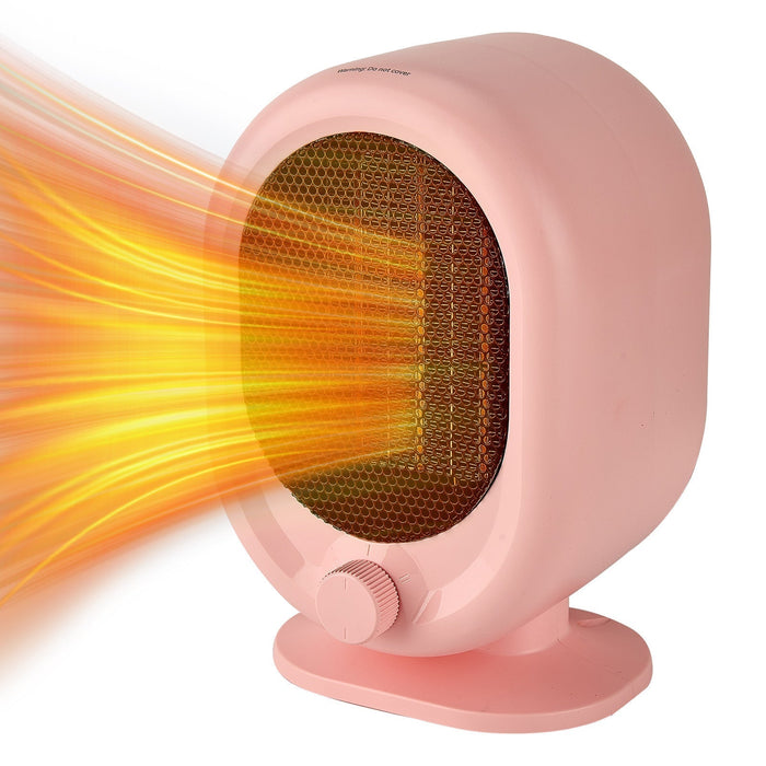 Ciepłowo™ Różowy termowentylator z termostatem, cichy do sypialni