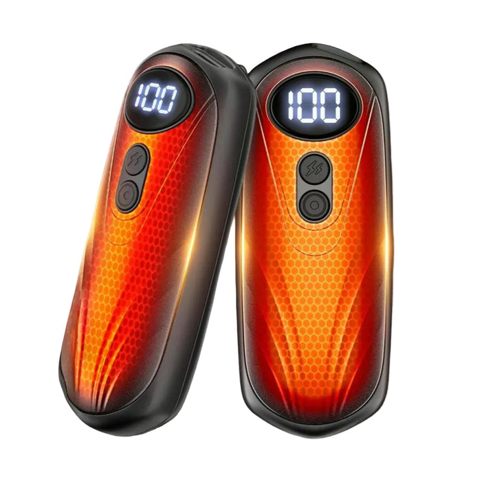 Akumulatorowe ogrzewacze do rąk – konstrukcja 2 w 1, regulowany poziom ciepła