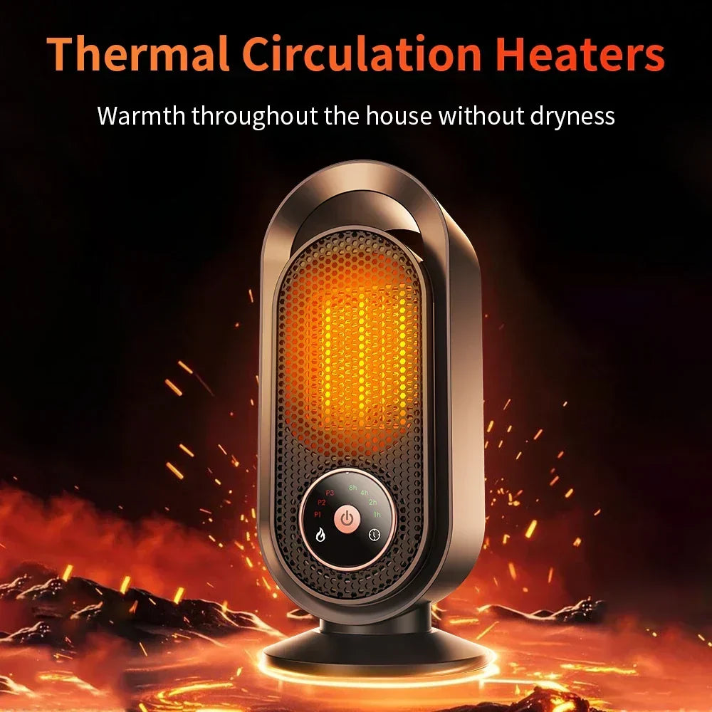 WarmBreeze Mini Heater – przenośny termowentylator 1000 W na biurko i do pokoju
