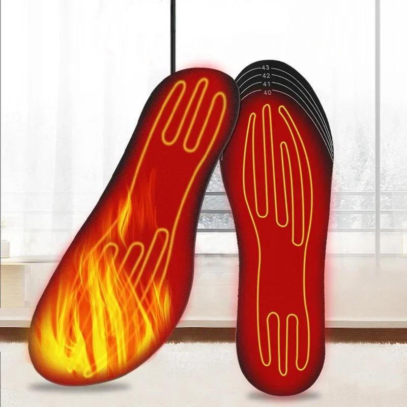 Podgrzewane wkładki ThermaStep USB | Rozmiar do wyboru 35–46 | Akumulatorowe i zmywalne | Technologia ogrzewania z włókna węglowego | Ogrzewacz stóp na zimę i na zewnątrz