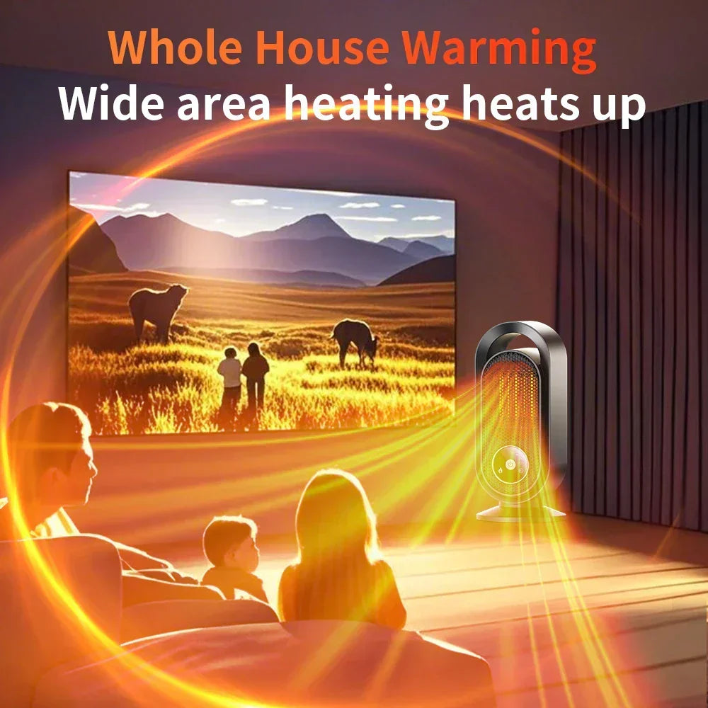 WarmBreeze Mini Heater – przenośny termowentylator 1000 W na biurko i do pokoju