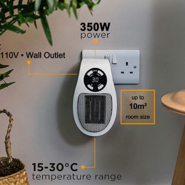 Elegant | przenośny grzejnik elektryczny – kompaktowy – wydajny – cichy