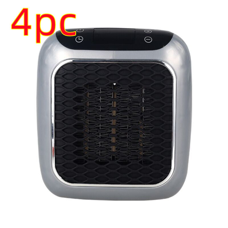 Mini termowentylator ścienny z grzałką PTC i cyfrowym termostatem, 800 W