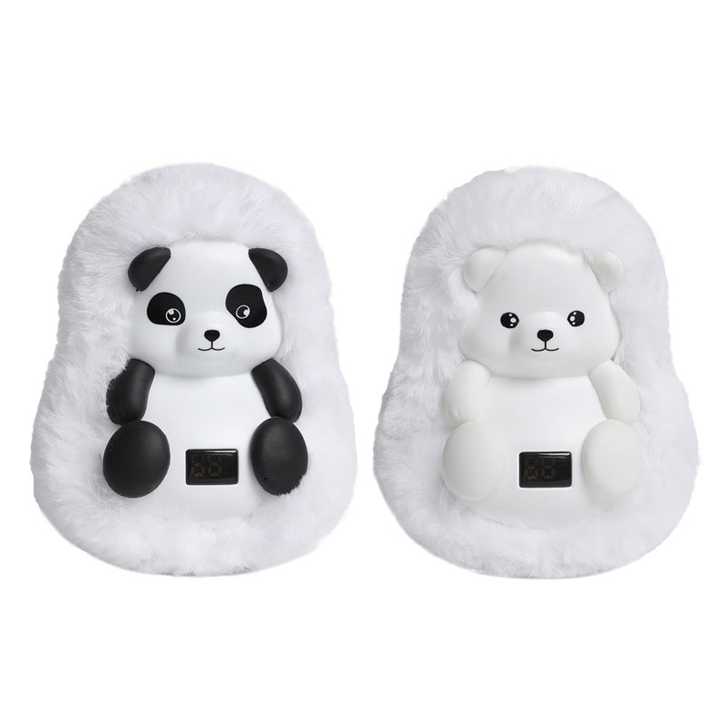 Ładowany pluszowy ogrzewacz do rąk miś polarny lub panda – Ciepłowo