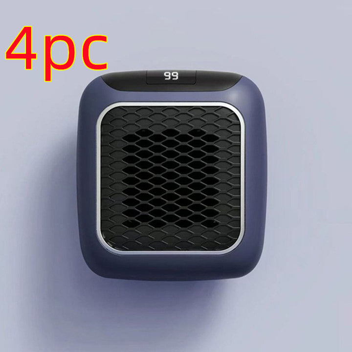 Mini termowentylator ścienny z grzałką PTC i cyfrowym termostatem, 800 W