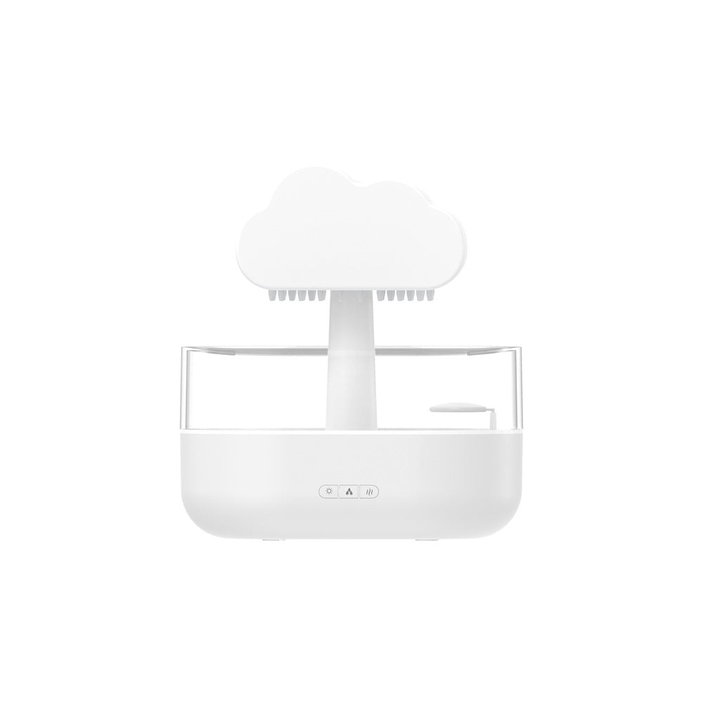 Nawilżacz powietrza chmurka z lampką LED w 7 kolorach, USB