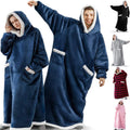 Bluza koc z kapturem oversize – gruba i bardzo ciepła