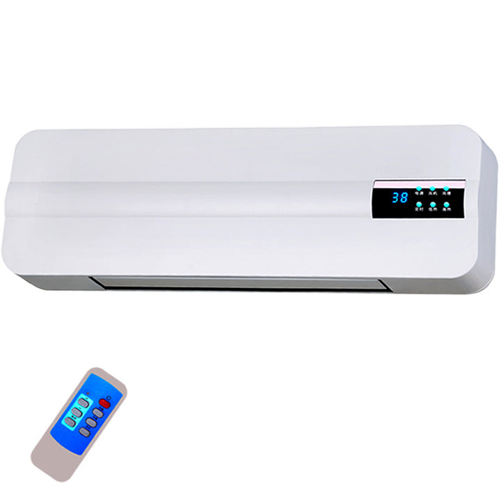 Wodoodporny termowentylator ścienny z pilotem, 1000/2000 W, do łazienki