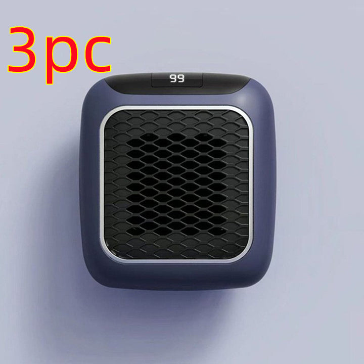Mini termowentylator ścienny z grzałką PTC i cyfrowym termostatem, 800 W