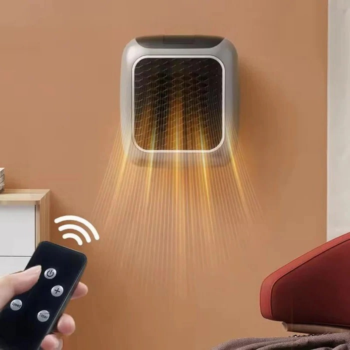 Mini elektryczny grzejnik ścienny 800 W o przenośnej konstrukcji wtykowej