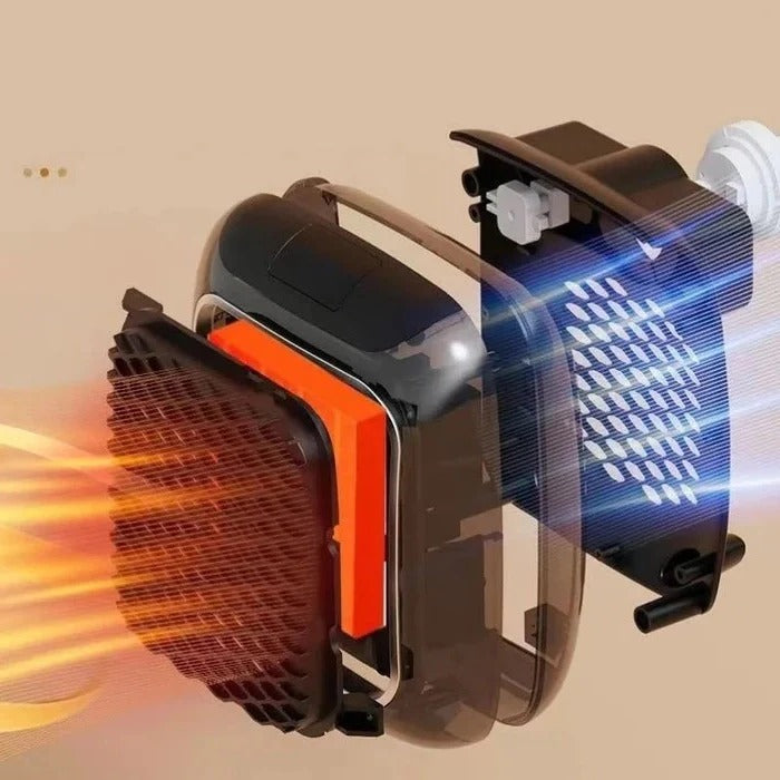Mini elektryczny grzejnik ścienny 800 W o przenośnej konstrukcji wtykowej