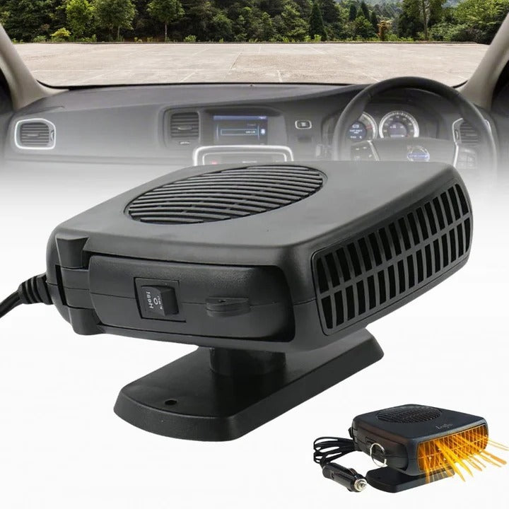 Przenośna ceramiczna nagrzewnica i odmrażacz samochodowy 12 V, 150 W i 300 W