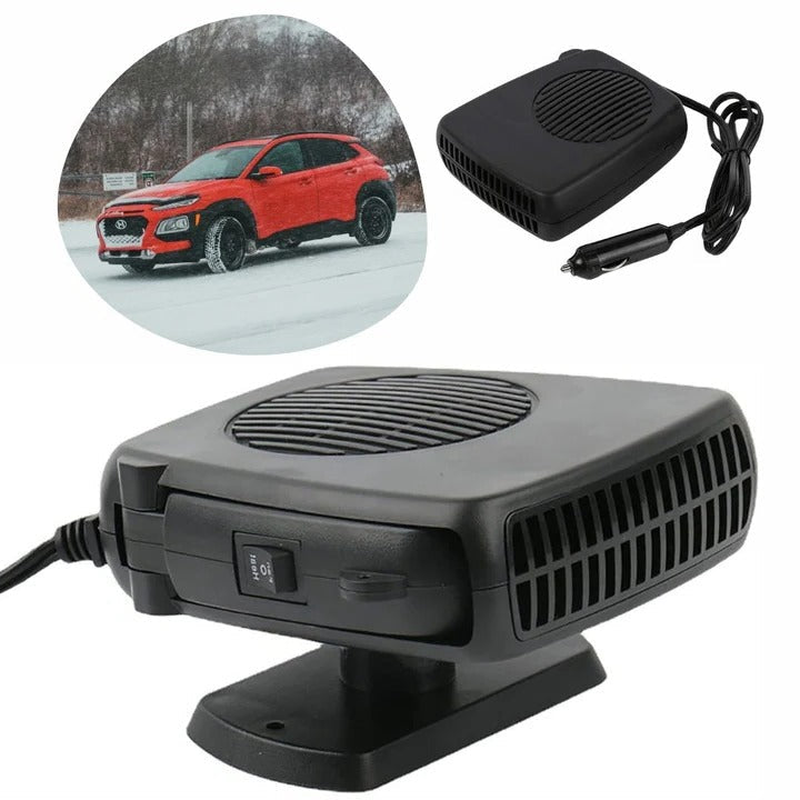 Przenośna ceramiczna nagrzewnica i odmrażacz samochodowy 12 V, 150 W i 300 W