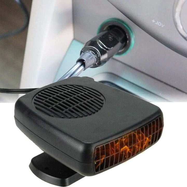 Przenośna ceramiczna nagrzewnica i odmrażacz samochodowy 12 V, 150 W i 300 W
