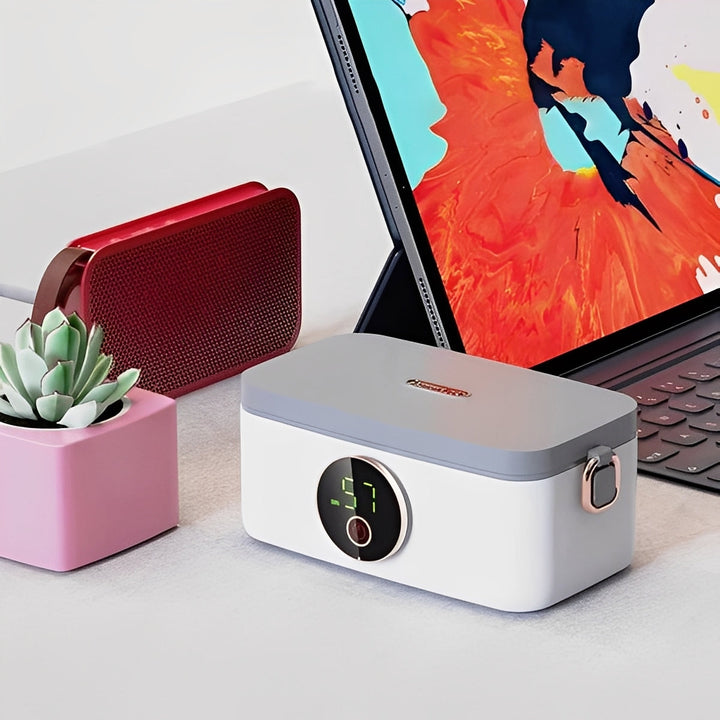 Bezprzewodowy podgrzewany lunchbox z baterią i 5 poziomami ciepła