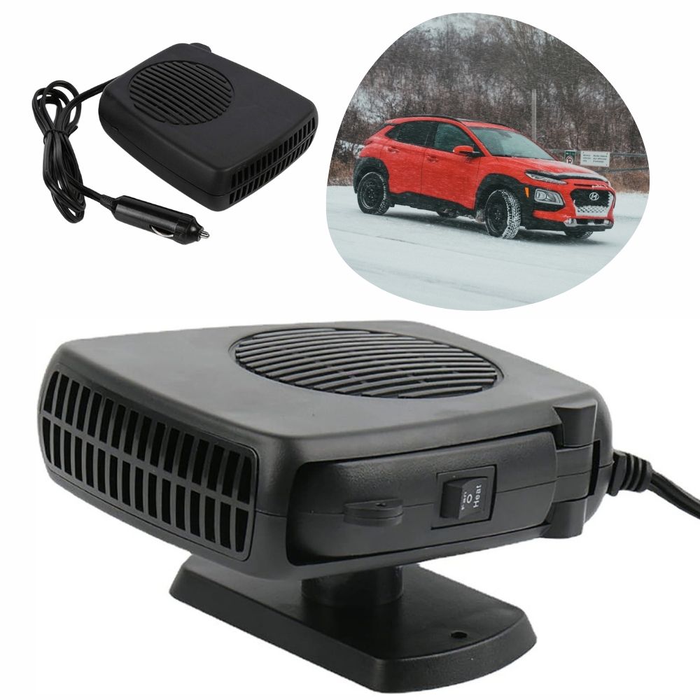 Samochodowy termowentylator 12 V – przenośna ceramiczna nagrzewnica 150 W/300 W do szybkiego odmrażania i ogrzewania