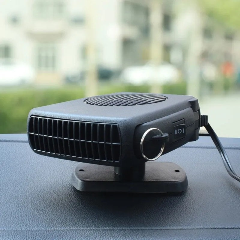 Przenośna nagrzewnica samochodowa 12 V z obrotową podstawą 360°