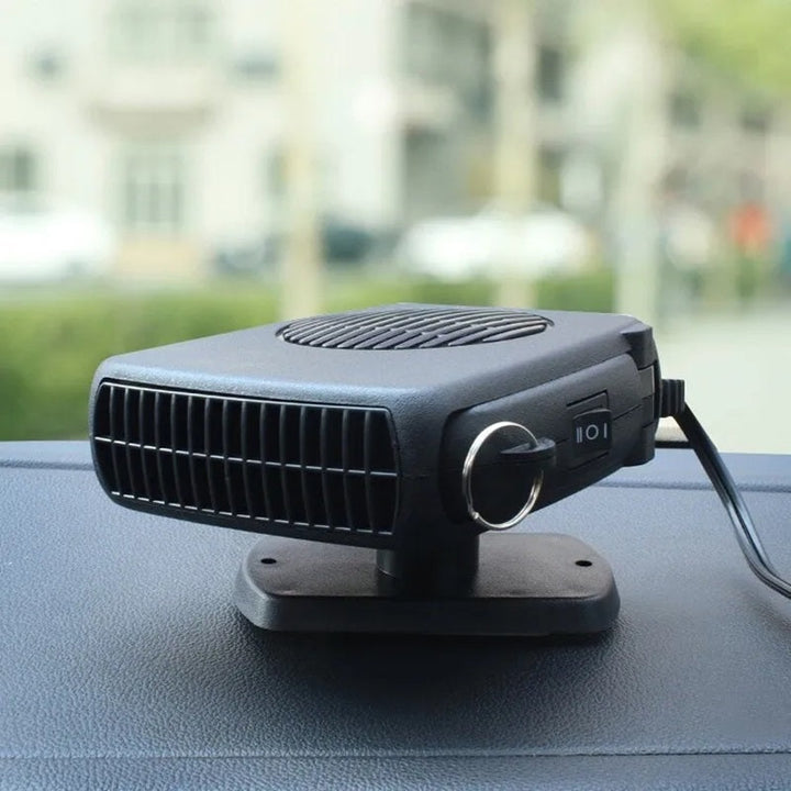 Przenośna nagrzewnica samochodowa 12 V z obrotową podstawą 360°