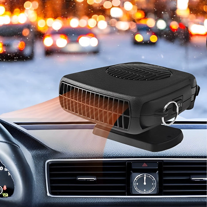 Przenośna nagrzewnica samochodowa 12 V z obrotową podstawą 360°